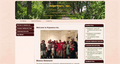 Desktop Screenshot of hopeworxinc.org